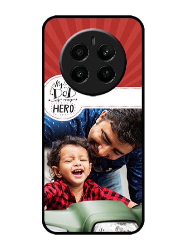 Custom narzo 70 Pro 5G Custom Metal Phone Case - My Dad Hero Design