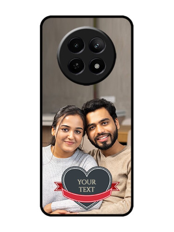 Custom narzo 70X 5G Custom Metal Phone Case - Just Married Couple Design