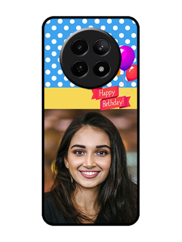 Custom narzo 70X 5G Custom Metal Phone Case - Happy Birthday Design