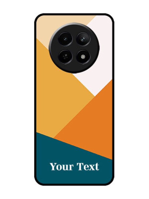 Custom narzo 70X 5G Custom Metal Phone Case - Stacked Multi - Colour Design