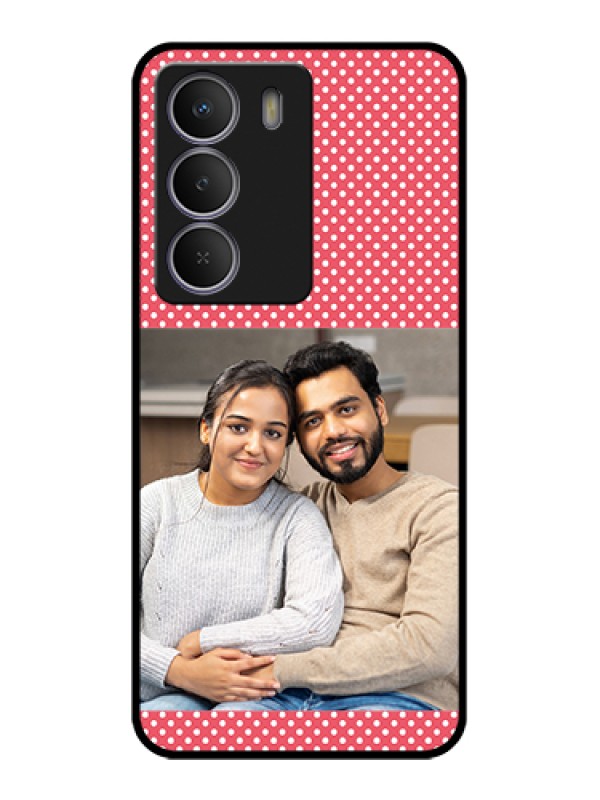 Custom Realme Narzo 80 Lite Custom Metal Phone Case - White Dotted Design