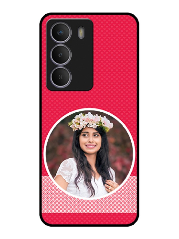 Custom Realme Narzo 80 Lite Custom Metal Phone Case - Pink Color Pattern Design