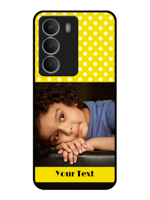 Custom Realme Narzo 80 Lite Custom Metal Phone Case - Bright Yellow Case Design