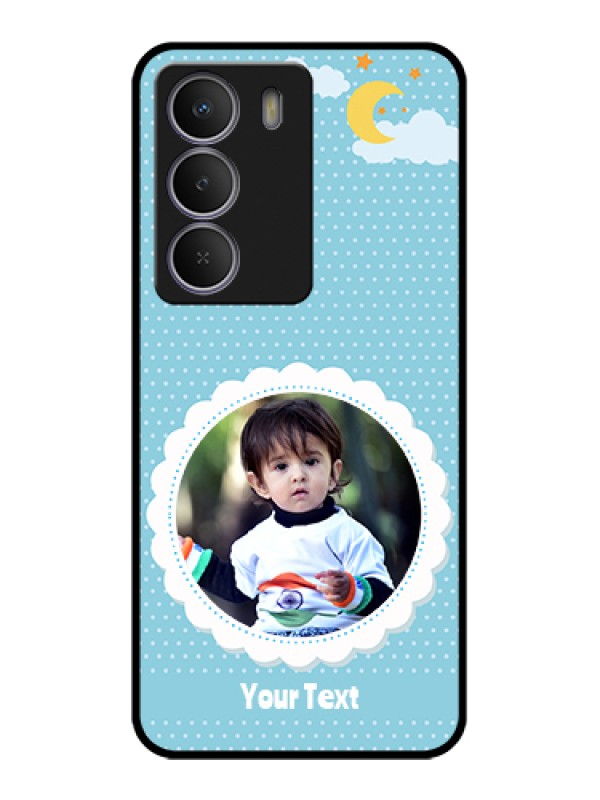 Custom Realme Narzo 80 Lite Custom Metal Phone Case - Violet Pattern Design