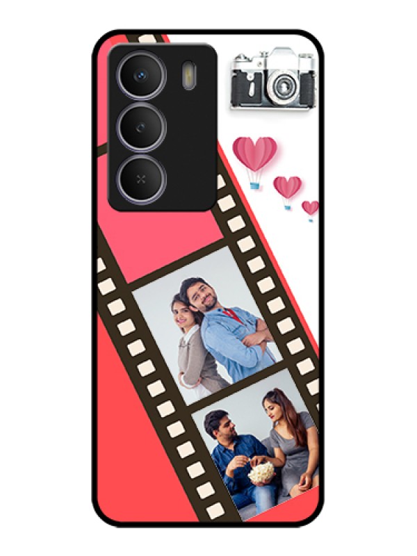 Custom Realme Narzo 80 Lite Custom Metal Phone Case - 3 Image Holder With Film Reel