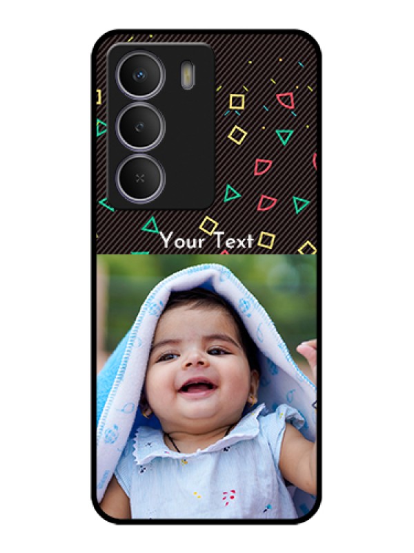 Custom Realme Narzo 80 Lite Custom Metal Phone Case - With Confetti Birthday Design