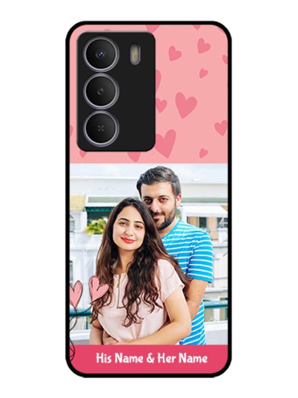 Custom Realme Narzo 80 Lite Custom Metal Phone Case - Love Design Peach Color