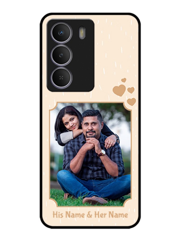 Custom Realme Narzo 80 Lite Custom Metal Phone Case - With Confetti Love Design