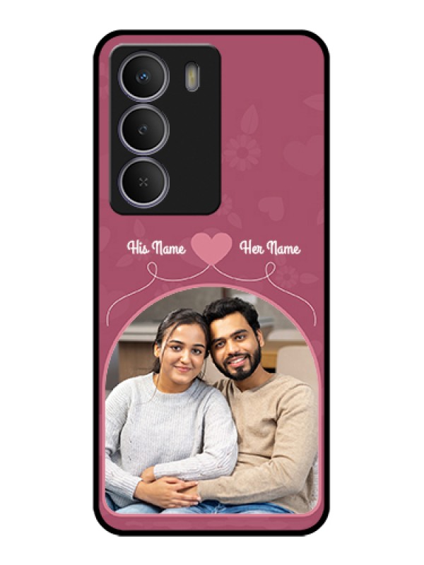 Custom Realme Narzo 80 Lite Custom Metal Phone Case - Love Floral Design