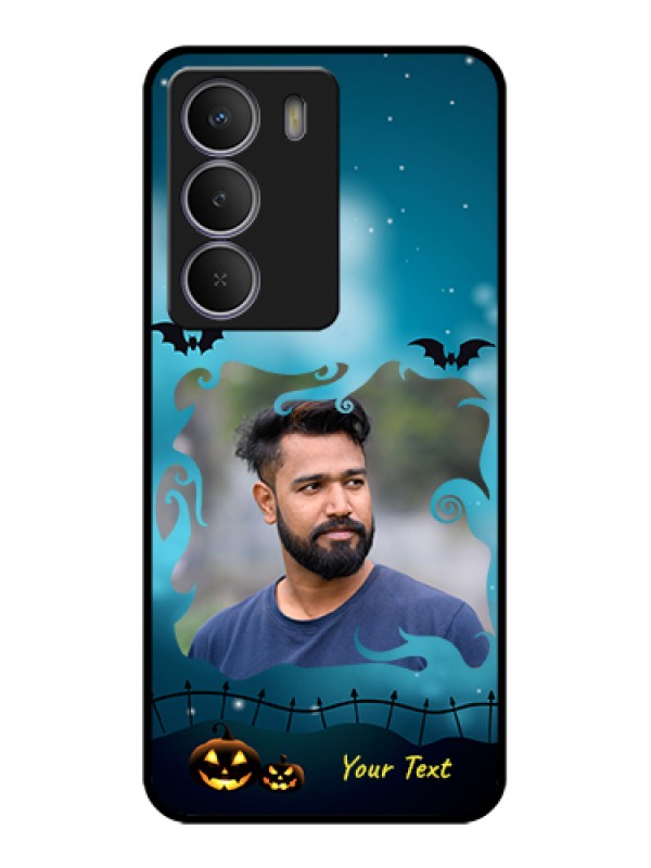 Custom Realme Narzo 80 Lite Custom Metal Phone Case - Halloween Frame Design