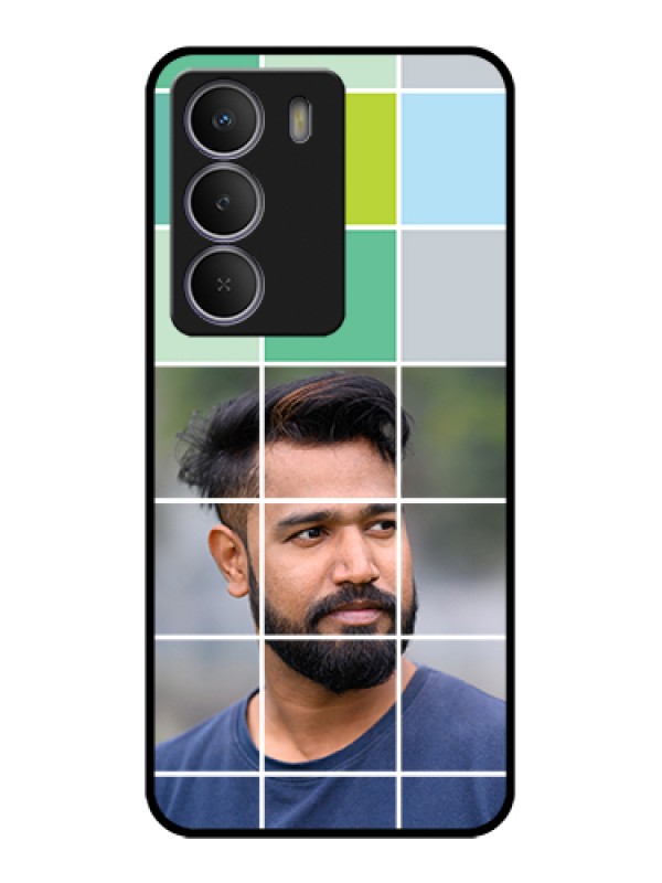 Custom Realme Narzo 80 Lite Custom Metal Phone Case - With White Box Pattern