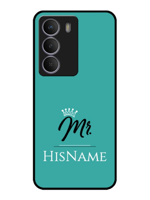 Custom Realme Narzo 80 Lite Custom Metal Phone Case - Mr With Name Design