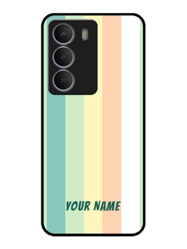 Custom Realme Narzo 80 Lite Custom Metal Phone Case - Multi - Colour Stripes Design