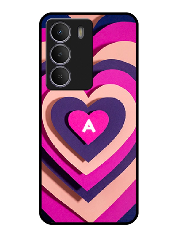 Custom Realme Narzo 80 Lite Custom Metal Phone Case - Cute Heart Pattern Design