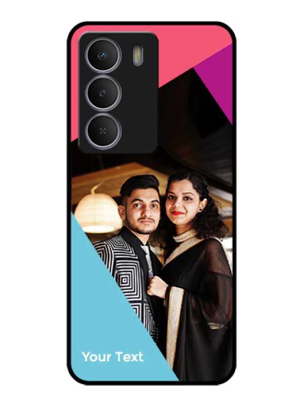 Custom Realme Narzo 80 Lite Custom Metal Phone Case - Stacked Triple Colour Design