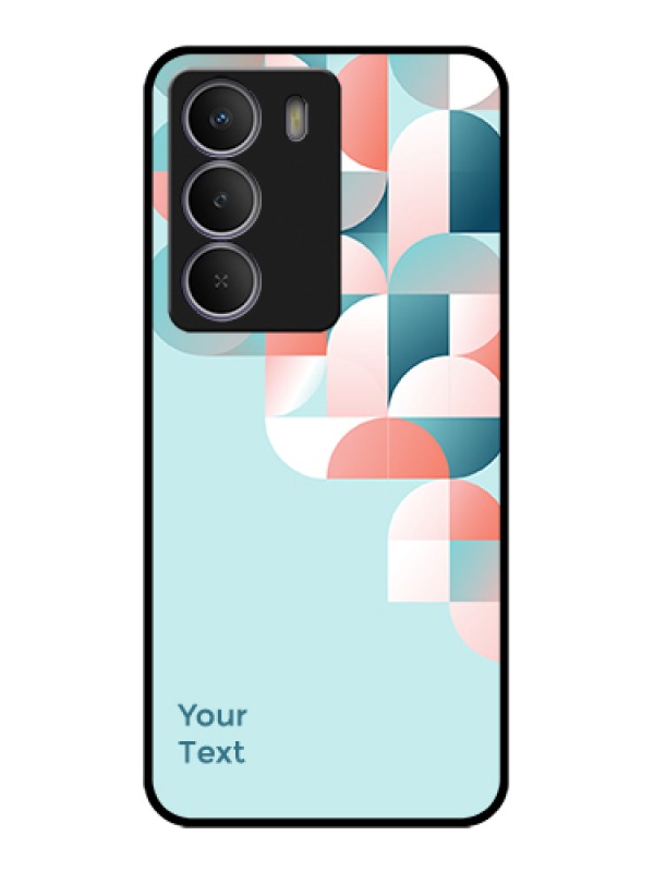 Custom Realme Narzo 80 Lite Custom Metal Phone Case - Stylish Semi - Circle Pattern Design