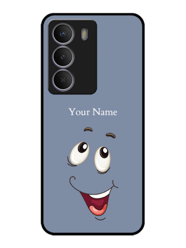 Custom Realme Narzo 80 Lite Custom Metal Phone Case - Laughing Cartoon Face Design