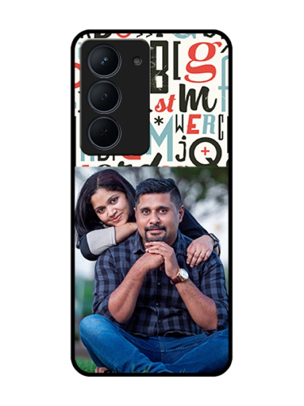 Custom Narzo 80x 5G Custom Metal Phone Case - Alphabet Design