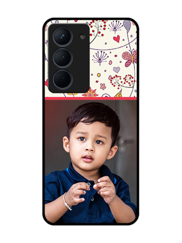 Custom Narzo 80x 5G Custom Metal Phone Case - Premium Floral Design