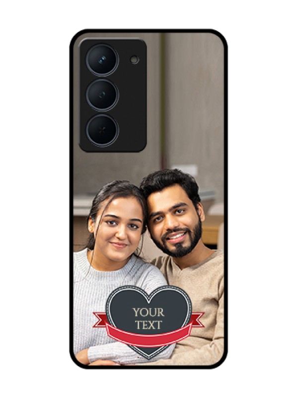 Custom Narzo 80x 5G Custom Metal Phone Case - Just Married Couple Design