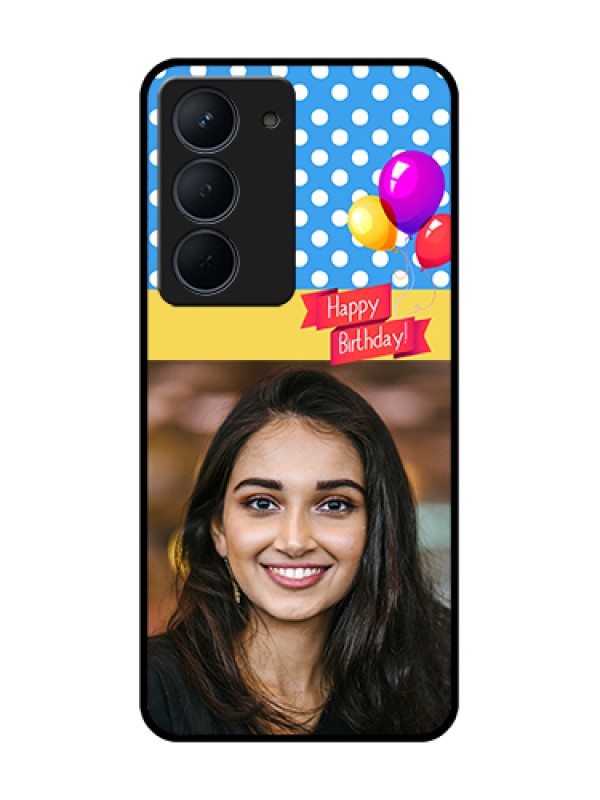 Custom Narzo 80x 5G Custom Metal Phone Case - Happy Birthday Design