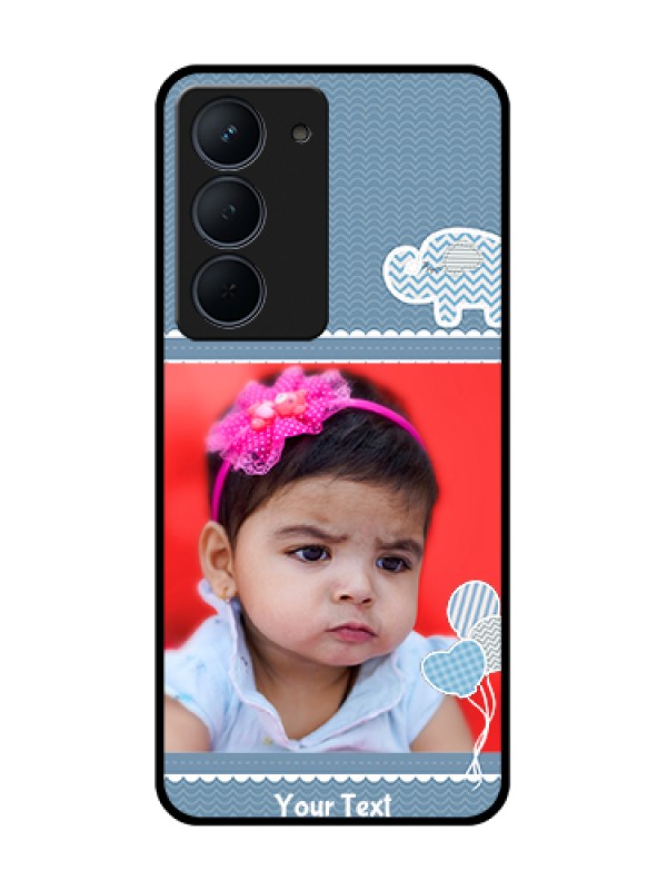 Custom Narzo 80x 5G Custom Metal Phone Case - With Kids Pattern Design