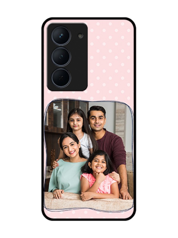 Custom Narzo 80x 5G Custom Metal Phone Case - Family With Dots Design