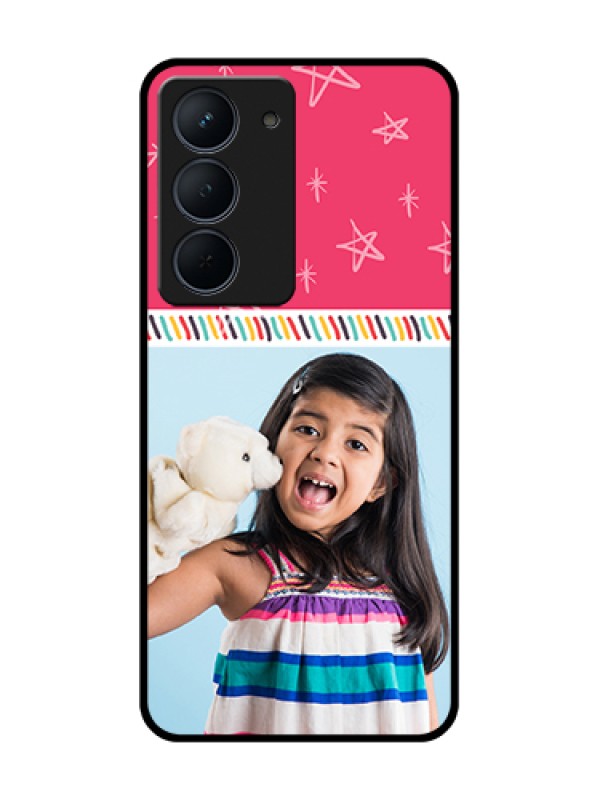 Custom Narzo 80x 5G Custom Metal Phone Case - Line Art Design