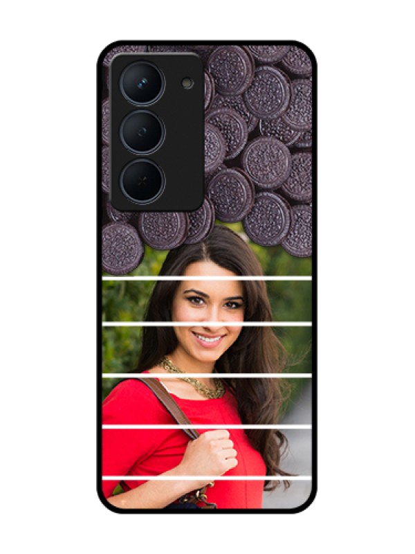 Custom Narzo 80x 5G Custom Metal Phone Case - With Oreo Biscuit Design