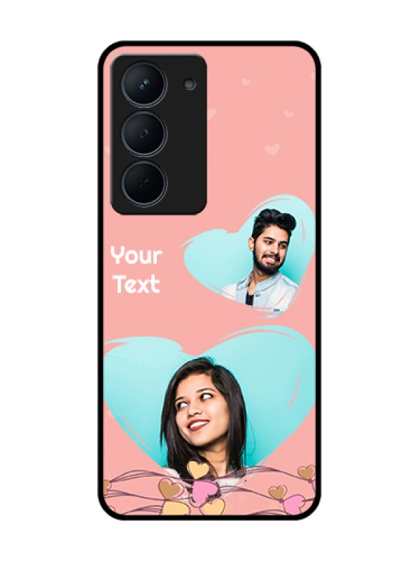 Custom Narzo 80x 5G Custom Metal Phone Case - Love Doodle Design