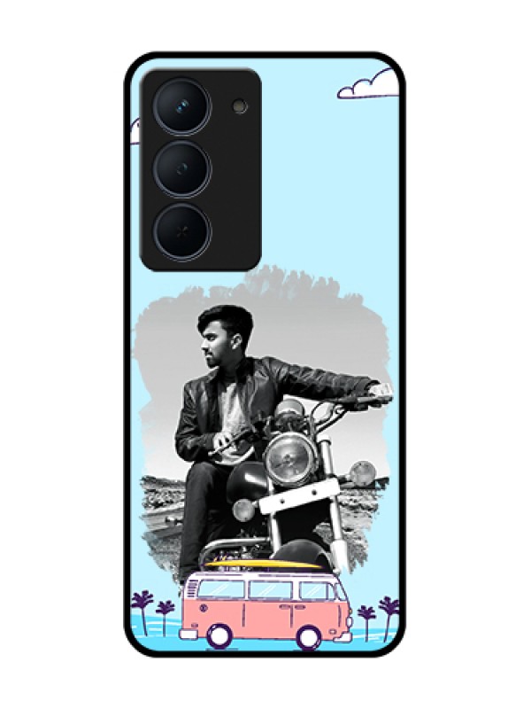 Custom Narzo 80x 5G Custom Metal Phone Case - Travel & Adventure Design