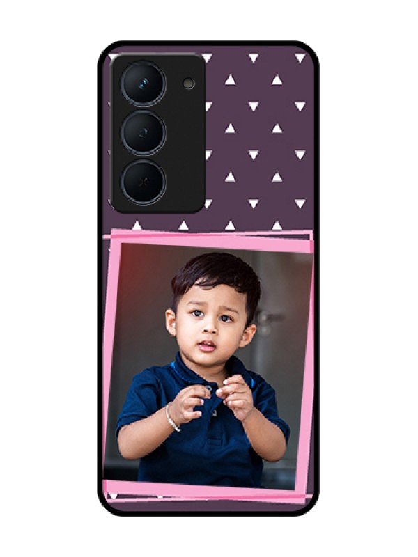 Custom Narzo 80x 5G Custom Metal Phone Case - Triangle Pattern Dotted Design