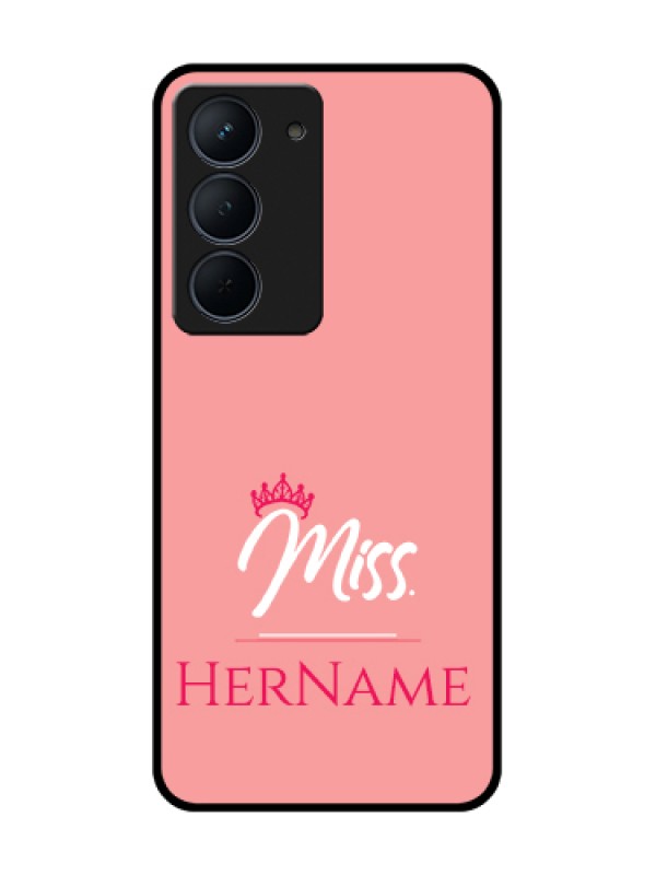 Custom Narzo 80x 5G Custom Metal Phone Case - Mrs With Name Design