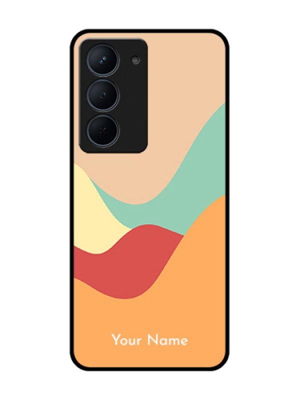 Custom Narzo 80x 5G Custom Metal Phone Case - Ocean Waves Multi - Colour Design