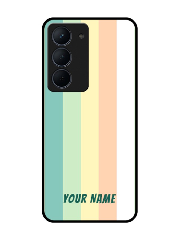 Custom Narzo 80x 5G Custom Metal Phone Case - Multi - Colour Stripes Design
