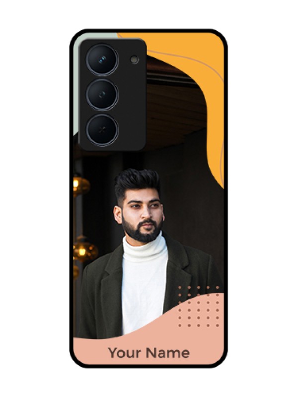 Custom Narzo 80x 5G Custom Metal Phone Case - Tri - Coloured Overlay Design