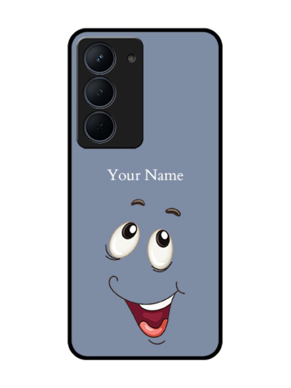 Custom Narzo 80x 5G Custom Metal Phone Case - Laughing Cartoon Face Design