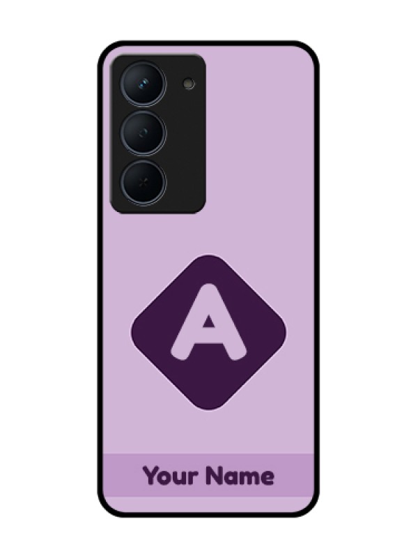 Custom Narzo 80x 5G Custom Metal Phone Case - Custom Letter In Curved Badge Design