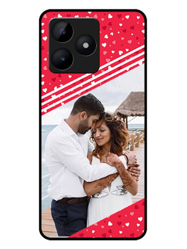 Custom narzo N53 Custom Metal Phone Case - Valentines Gift Design