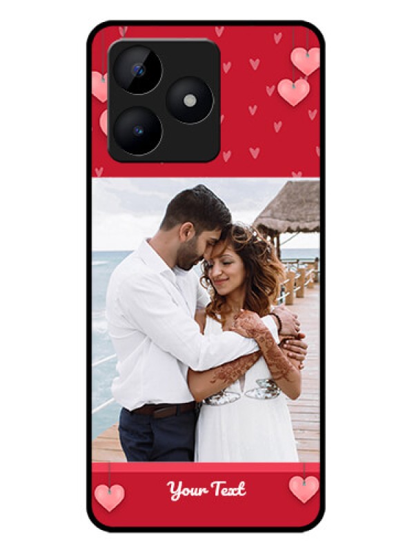 Custom narzo N53 Custom Metal Phone Case - Valentines Day Design