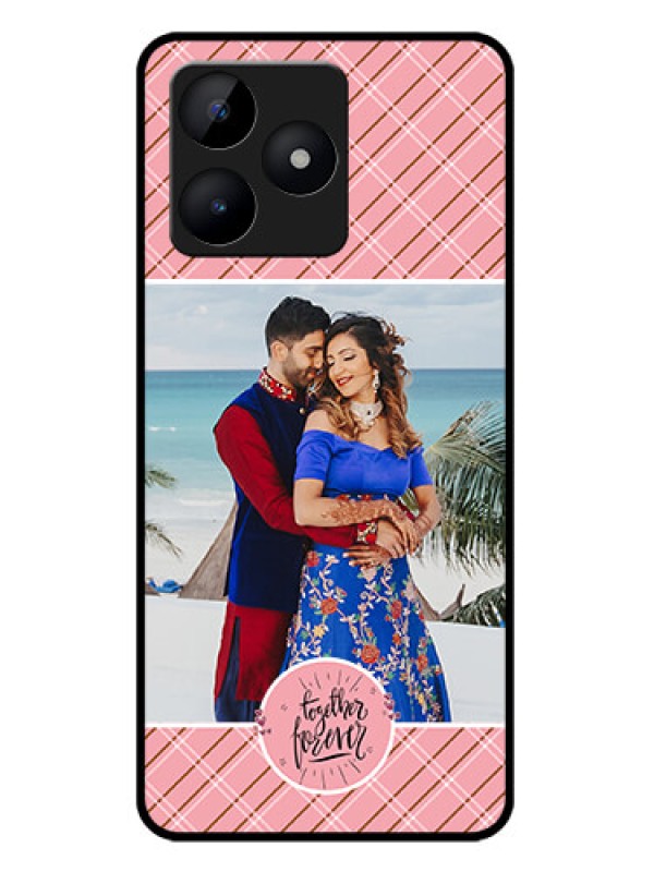 Custom narzo N53 Custom Metal Phone Case - Together Forever Design