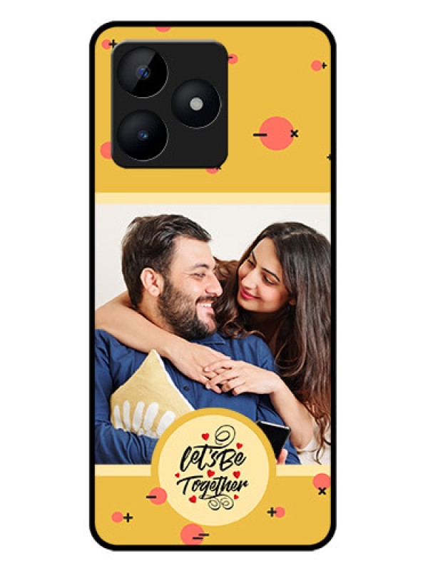 Custom narzo N53 Custom Metal Phone Case - Lets Be Together Design