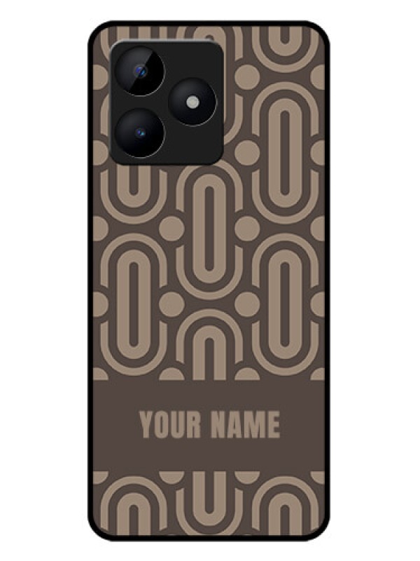 Custom narzo N53 Custom Metal Phone Case - Captivating Zero Pattern Design