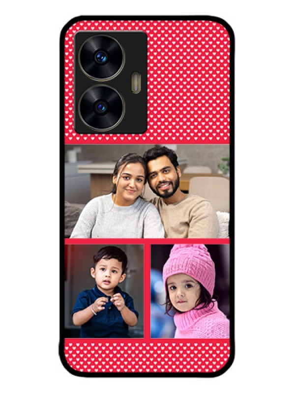 Custom narzo N55 Custom Metal Phone Case - Bulk Photo Upload Design