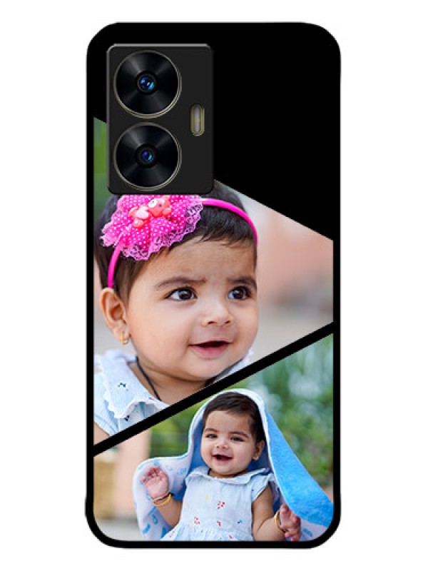 Custom narzo N55 Custom Metal Phone Case - Semi Cut Design