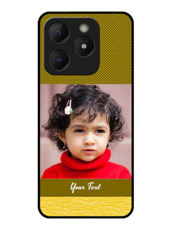 Custom Realme Narzo N63 Custom Metal Phone Case - Simple Green Color Design