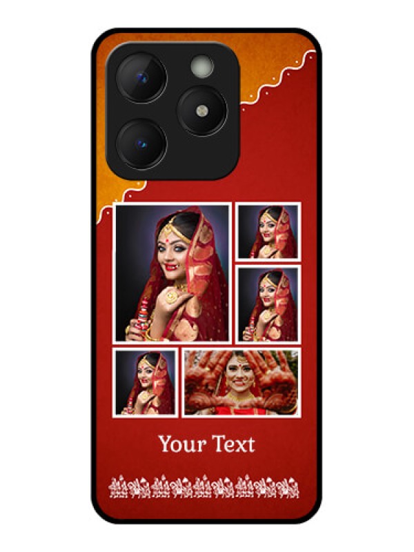 Custom Realme Narzo N63 Custom Metal Phone Case - Wedding Pic Upload Design