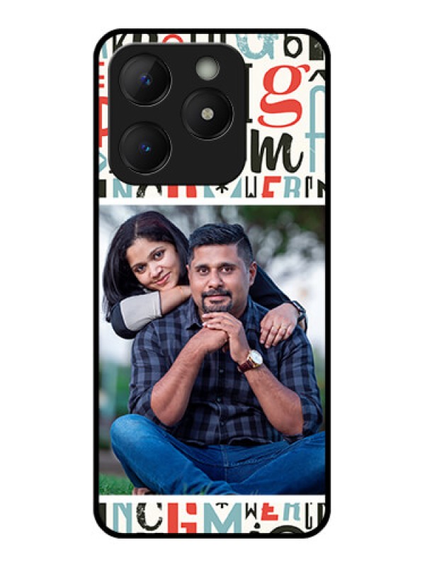 Custom Realme Narzo N63 Custom Metal Phone Case - Alphabet Design