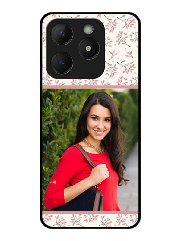 Custom Realme Narzo N63 Custom Metal Phone Case - Stunning Floral Design