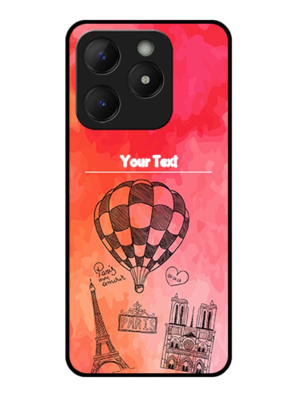 Custom Realme Narzo N63 Custom Metal Phone Case - Paris Theme Design